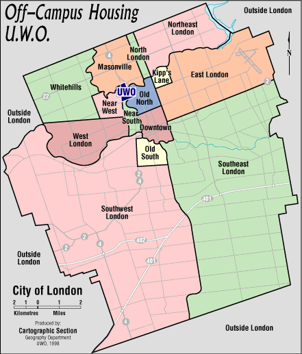 Map of London's Designated Areas